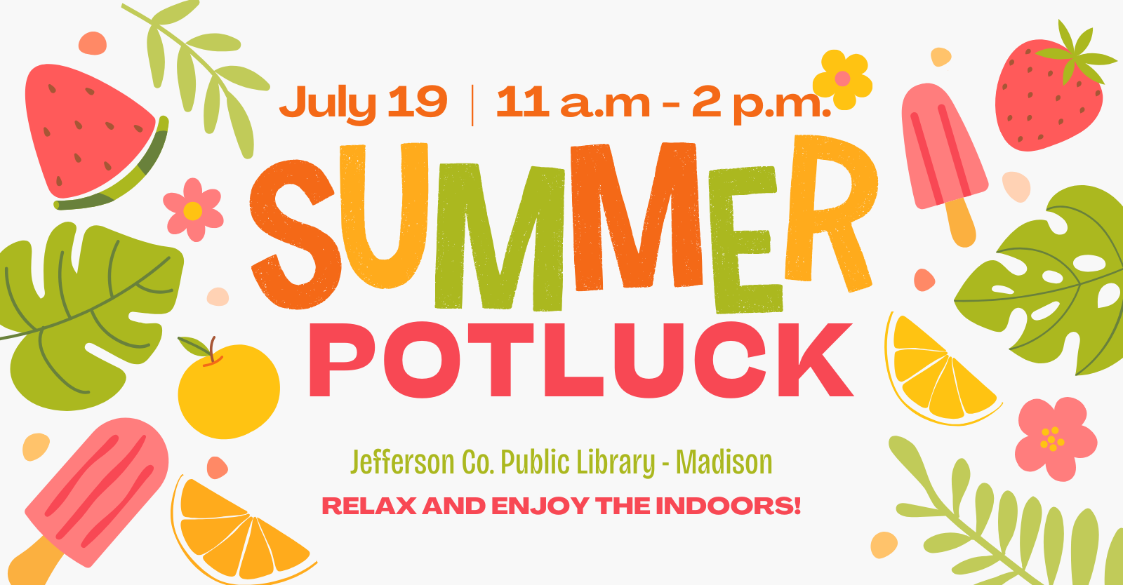 July 2025 Meet Up - Madison Potluck